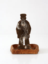 mid-century nautical pipe holder