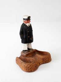 mid-century nautical pipe holder