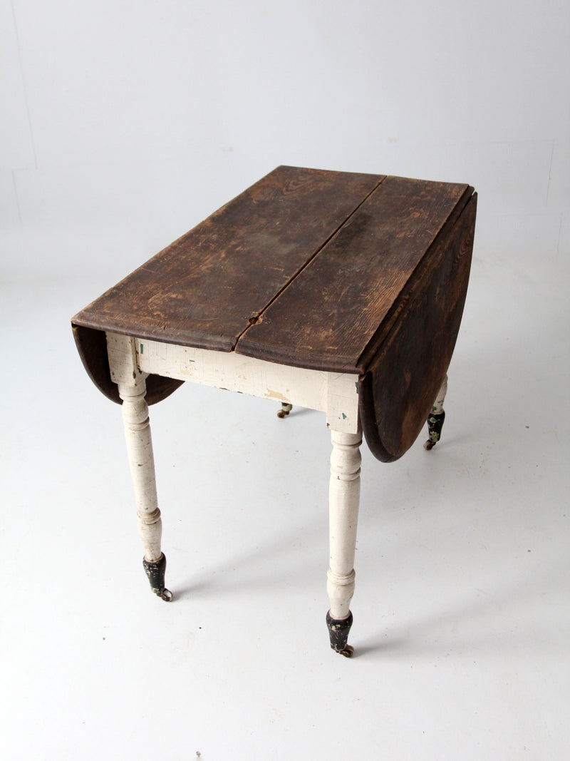 antique drop leaf table