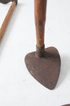 antique primitive gardening farm tools set of 3