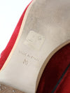 vintage red velvet Mary Janes by Sundance