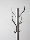 mid century aluminum coat rack