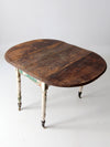 antique drop leaf table