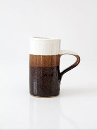 vintage studio pottery mug