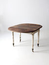 antique drop leaf table