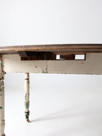 antique drop leaf table