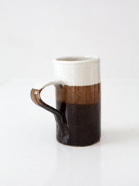 vintage studio pottery mug