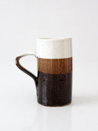 vintage studio pottery mug