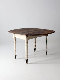 antique drop leaf table