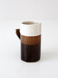 vintage studio pottery mug