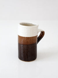 vintage studio pottery mug