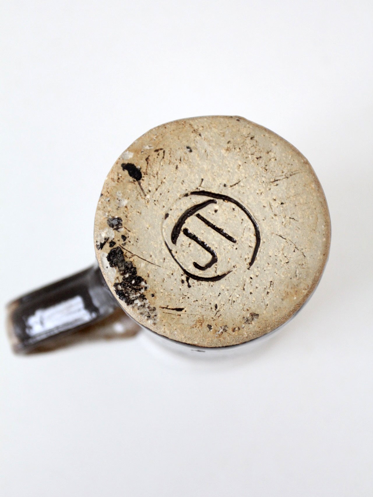 vintage studio pottery mug