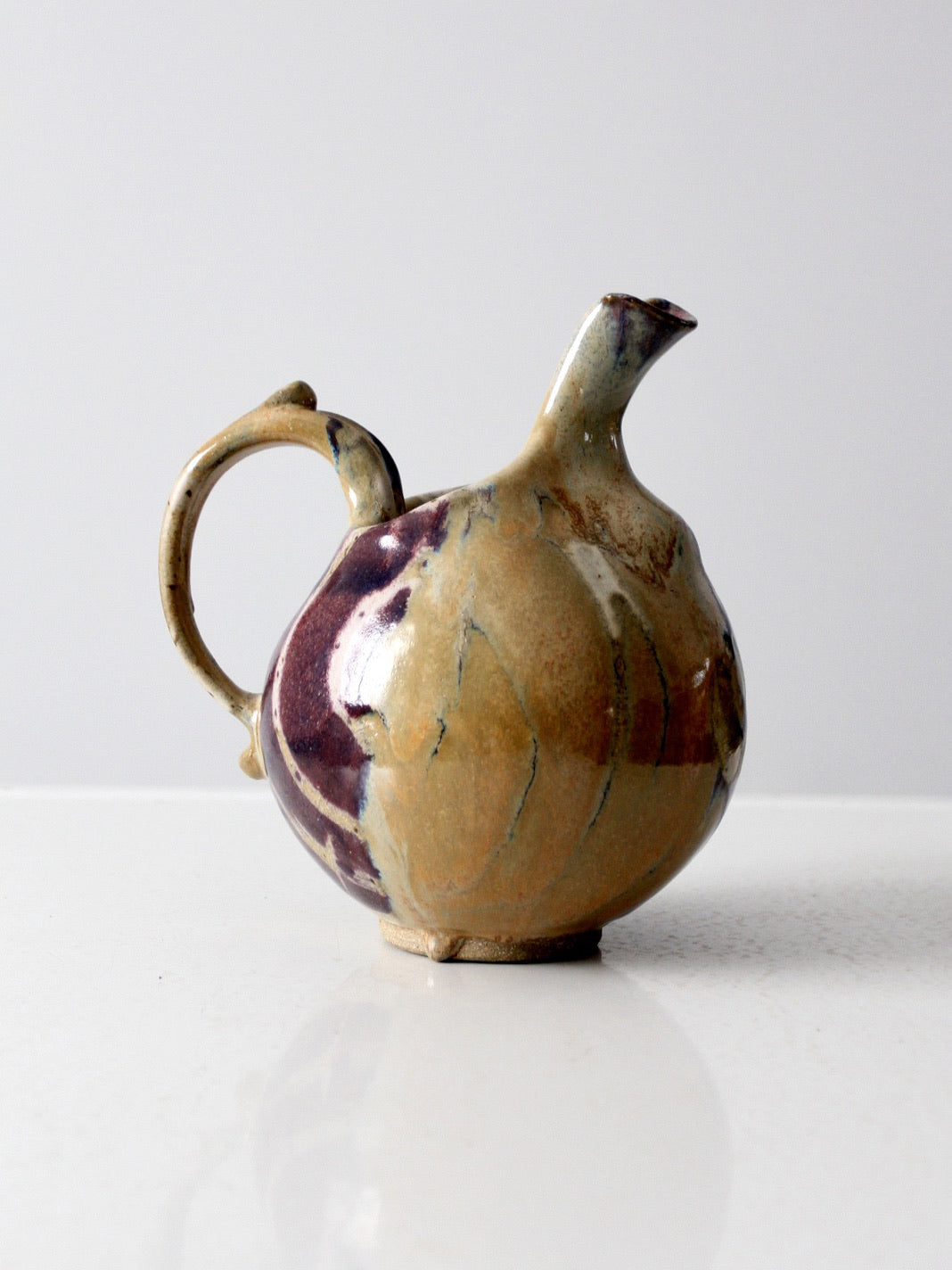 vintage studio pottery pitcher