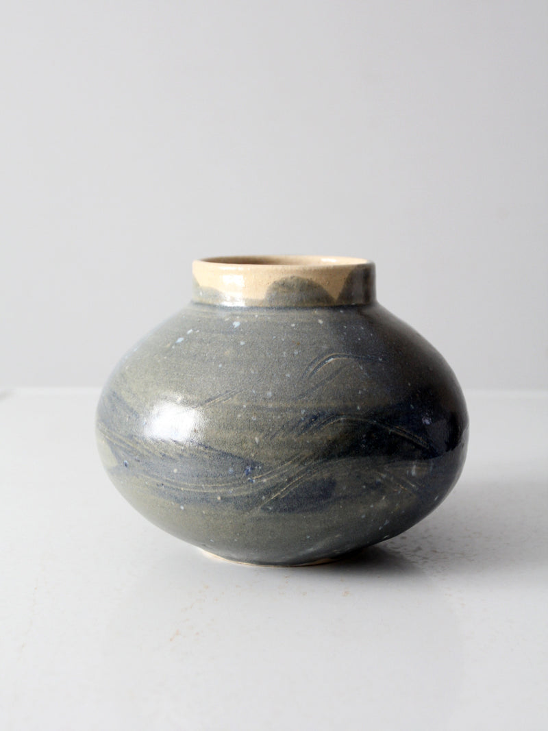 vintage studio pottery vase