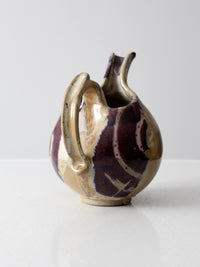 vintage studio pottery pitcher