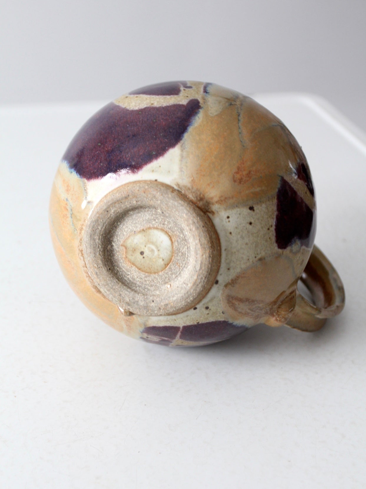 vintage studio pottery pitcher