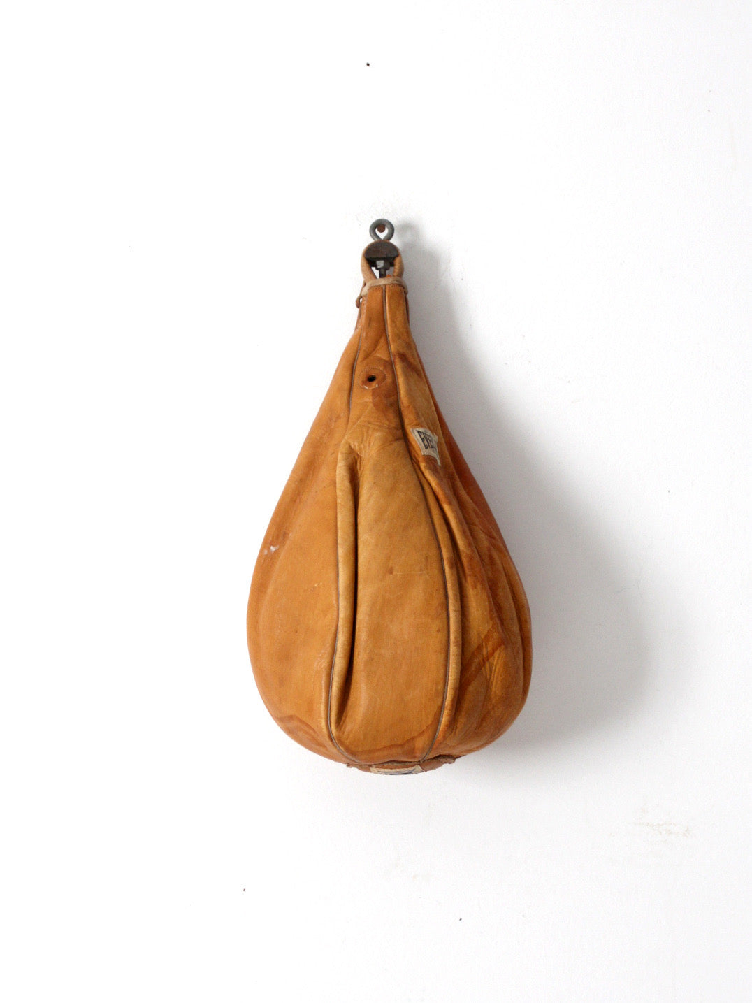 mid-century Everlast leather boxing bag