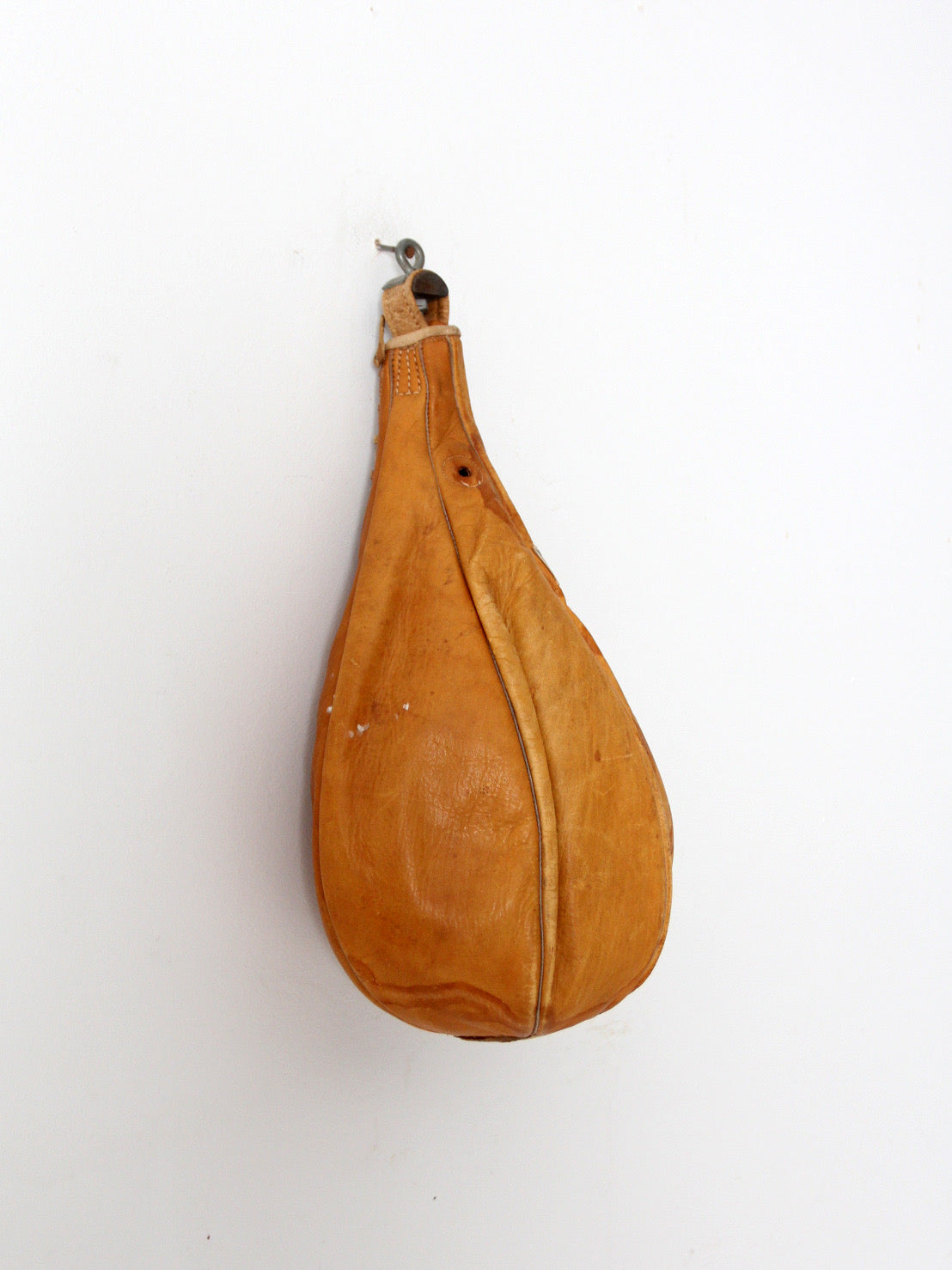 mid-century Everlast leather boxing bag