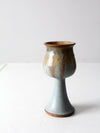 vintage studio pottery chalice