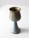 vintage studio pottery chalice