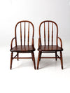 vintage children's arm chairs pair