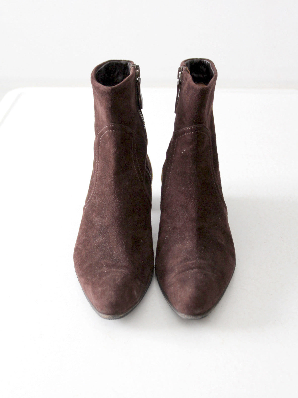 vintage Leggiadro brown suede ankle boots ⎮ size US 6.5