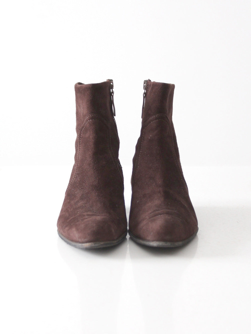 vintage Leggiadro brown suede ankle boots ⎮ size US 6.5