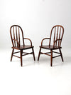 vintage children's arm chairs pair