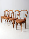 vintage bentwood chairs set of 4