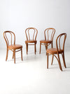 vintage bentwood chairs set of 4