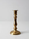 vintage brass adjustable candle holder