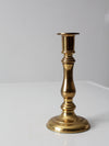 vintage brass adjustable candle holder