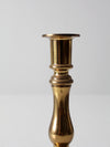 vintage brass adjustable candle holder