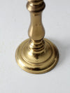 vintage brass adjustable candle holder