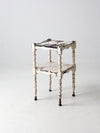 antique painted side table
