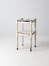 antique painted side table