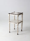 antique painted side table