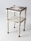 antique painted side table