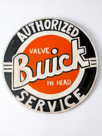 vintage Buick Valve in Head Service sign