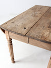 antique drop leaf dining table