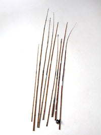 1900s bamboo fly fishing rods collection