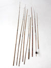 1900s bamboo fly fishing rods collection