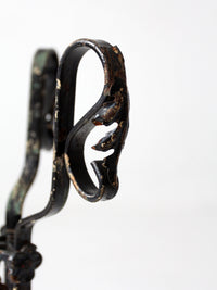 antique Victorian wrought iron plant stand