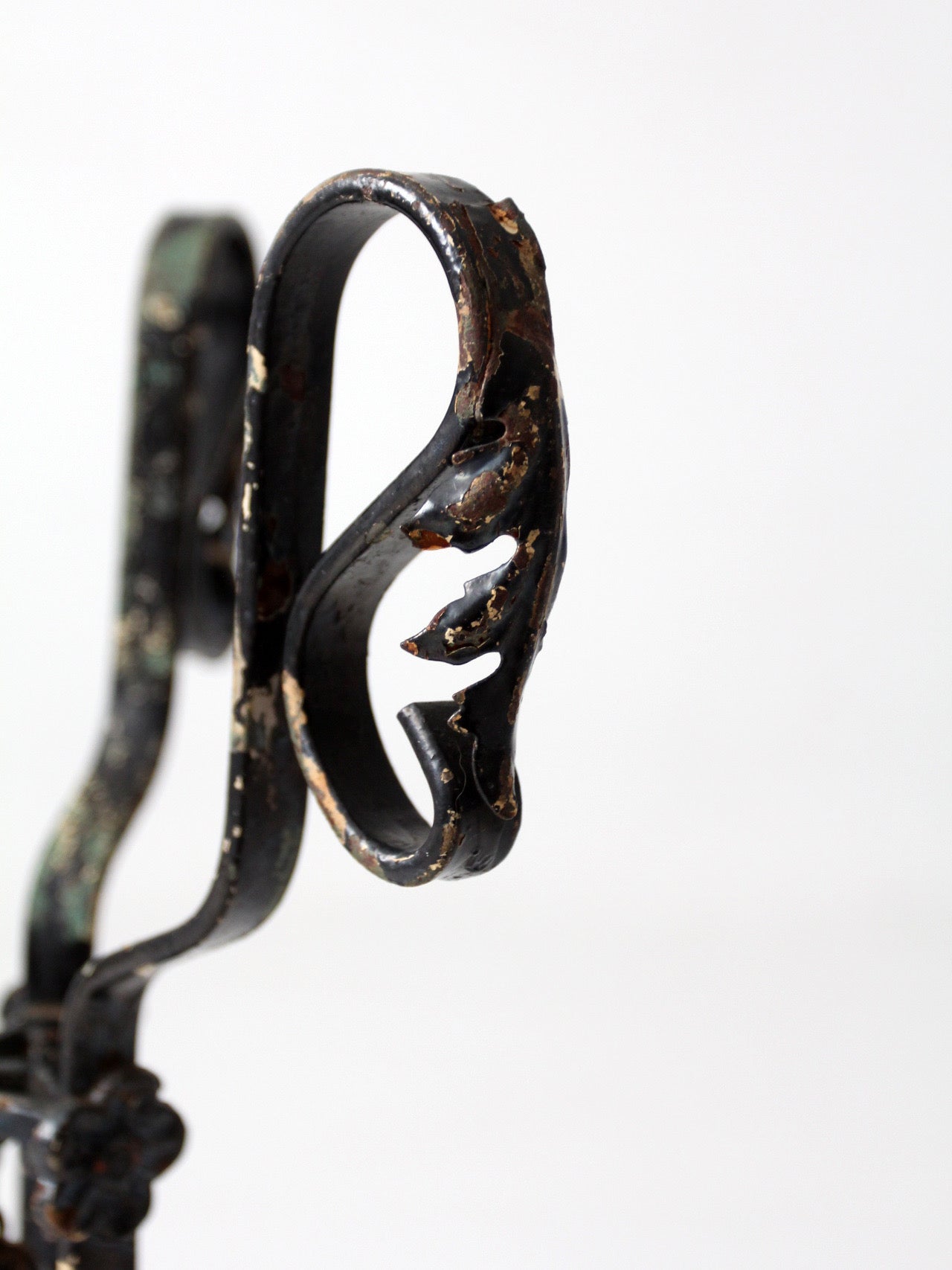antique Victorian wrought iron plant stand