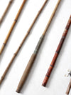 1900s bamboo fly fishing rods collection
