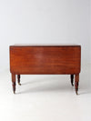 antique mahogany drop leaf table