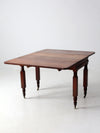 antique mahogany drop leaf table