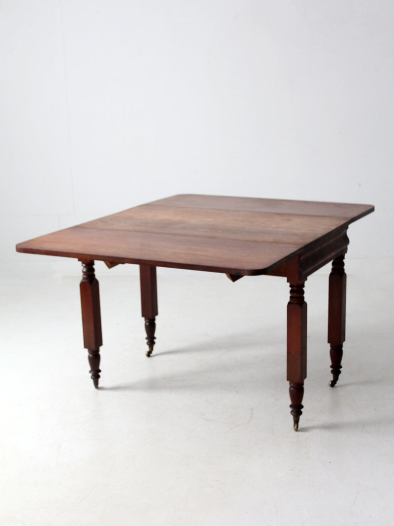 antique mahogany drop leaf table