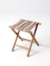vintage camp stool