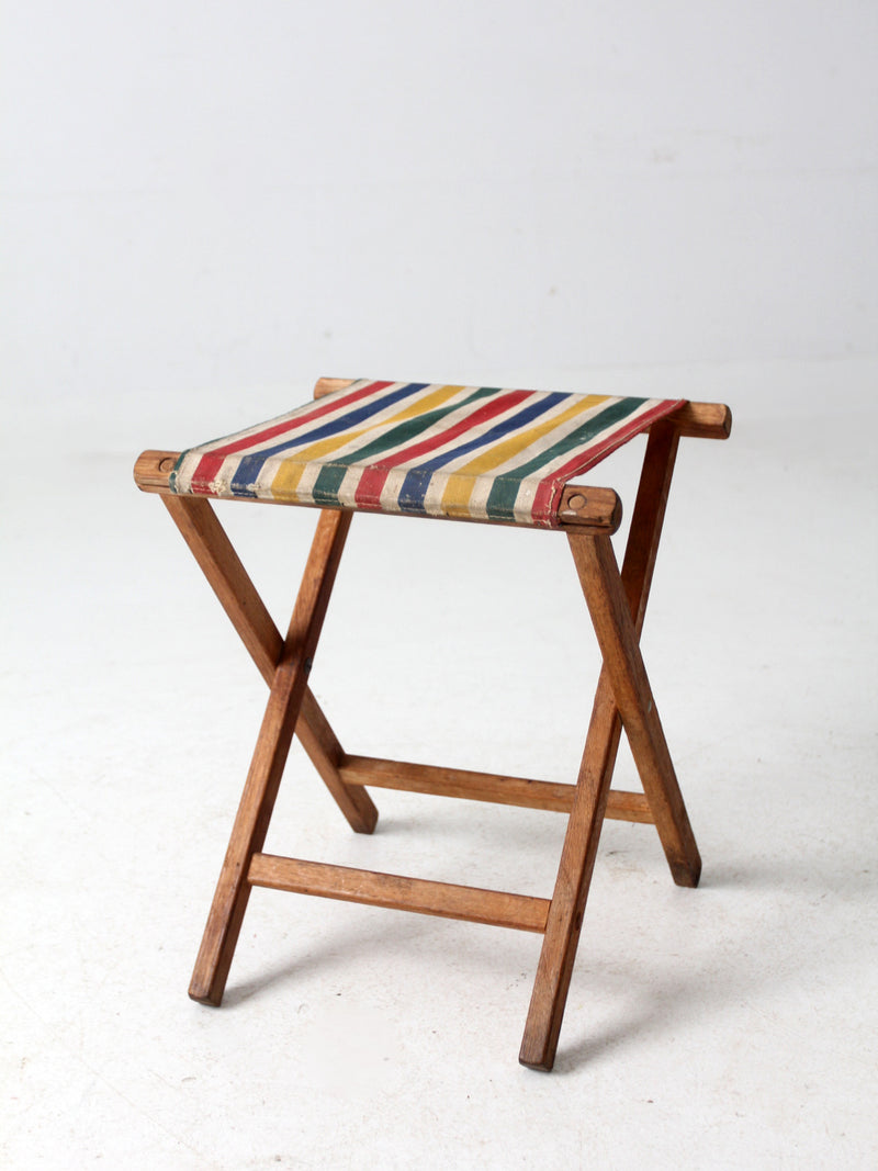 vintage camp stool